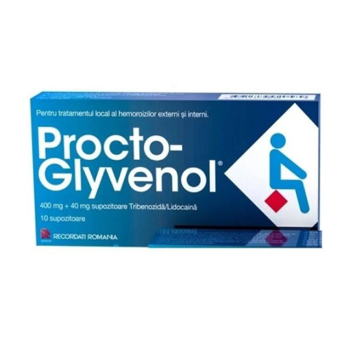 Procto-Glyvenol, 10 supozitoare, Novartis