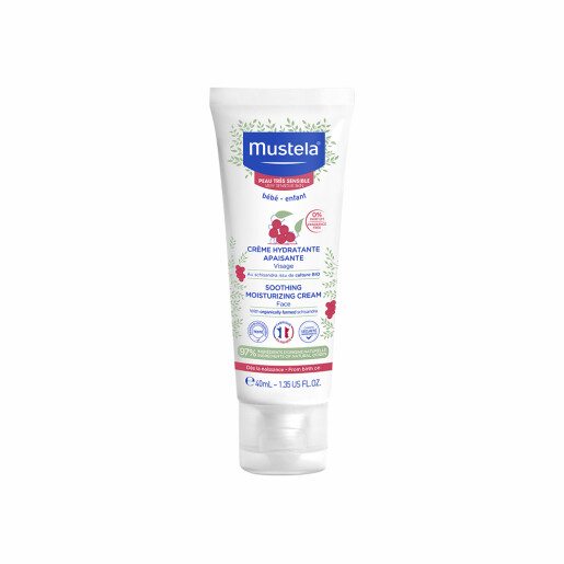 Crema hidratanta calmanta fata piele sensibila 40 ml, Mustela