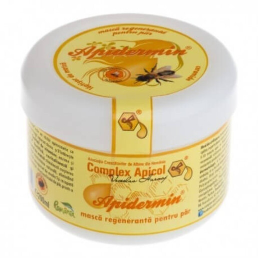 Apidermin Masca de Par Regeneranta 200 ml, Complex Apicol Veceslav