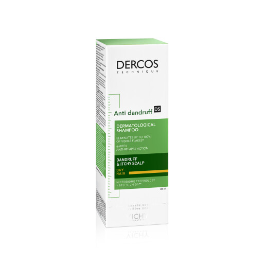 Dercos Şampon Antimătreață pentru păr uscat, 200ml, VICHY