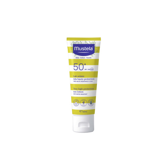 Lotiune Protectie Solara Foarte Ridicata Pentru Fata SPF 50+, 40 ml, Mustela
