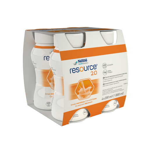 Resource 2.0 cu aroma de caise 4 buc, Nestle