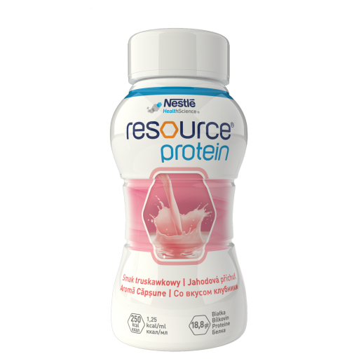 Resource Protein cu aroma de capsuni 4 buc, Nestle