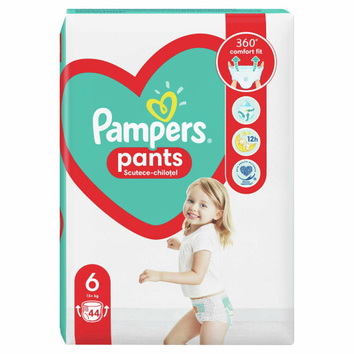 Scutece Pampers Active Baby Pants 6 Jumbo Pack 44 buc