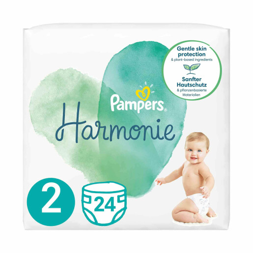 Scutece Pampers Pure 2 Carry Pack 24 buc