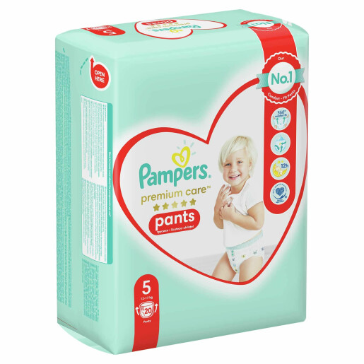 Scutece Pampers Premium Care Pants 5 Carry Pack 20 buc