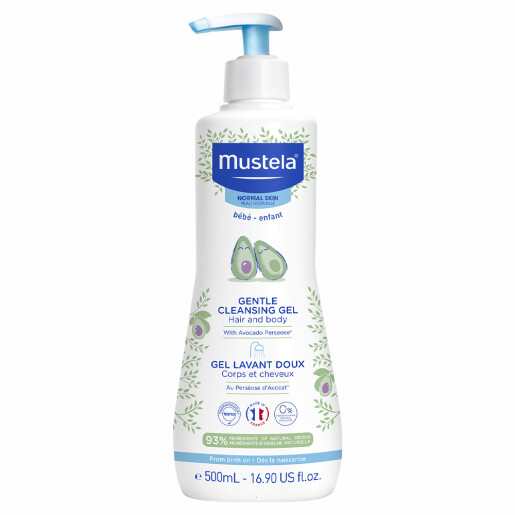 Gel de curatare delicat par si corp 750 ml, Mustela