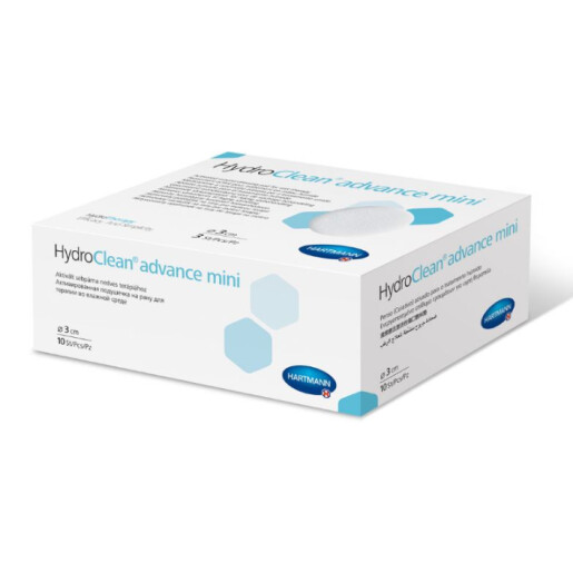HydroClean Advance mini, rotund, diam. 3 cm, 10 buc, HARTMANN