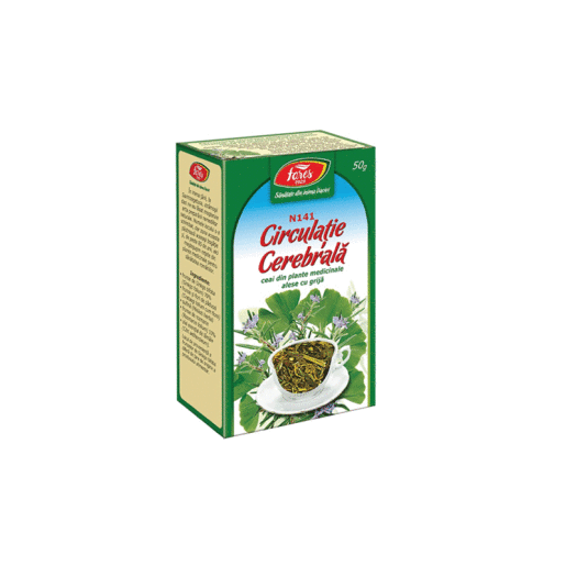 Ceai Circulatie Cerebrala, N141, 50 g, Fares