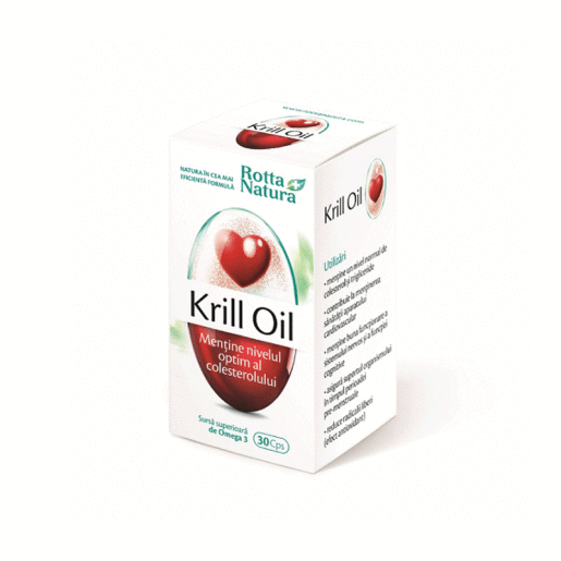 Krill Oil 500mg, 30 capsule, Rotta Natura Krill-Oil-30-cps,-Rotta-Natura