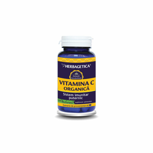 Vitamina-C-Organica,-60-capsule,-Herbagetica