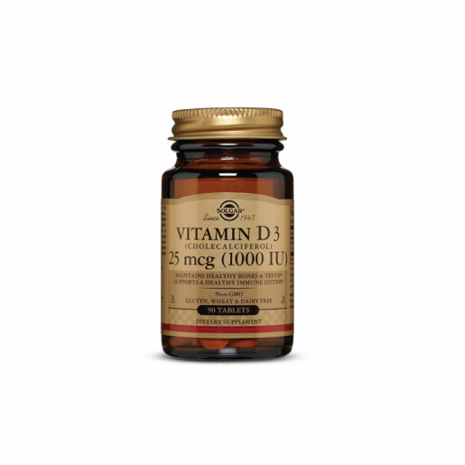 Vitamina-D3-1000UI,-90-tablete,-Solgar
