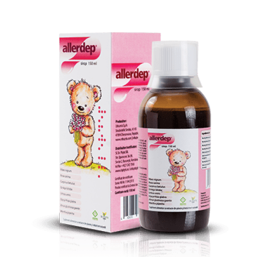 Allerdep, Sirop pentru copii, 150 ml, Dr. Phyto