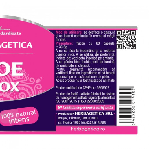 Aloe Ferox, 60 capsule, Herbagetica