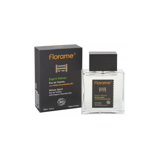 Apa de toaleta Esprit Vetiver barbati BIO 100ml, FLORAME