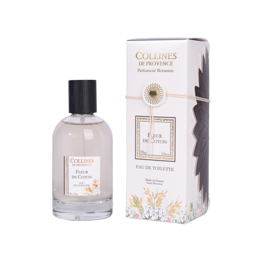 Apa de toaleta Floare de bumbac 100ml, COLLINES DE PROVENCE
