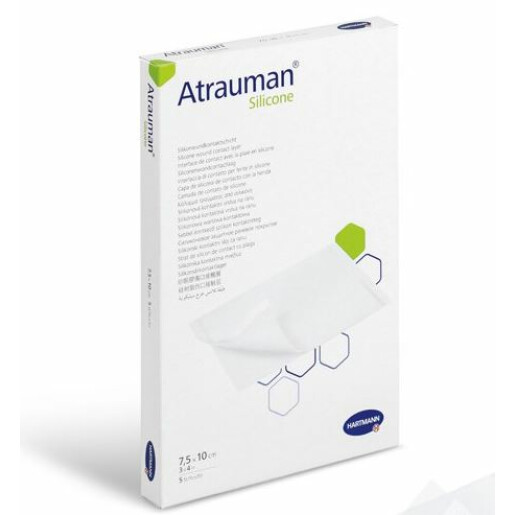 Atrauman Silicon 7.5 x 10 cm, 5 buc, Hartmann