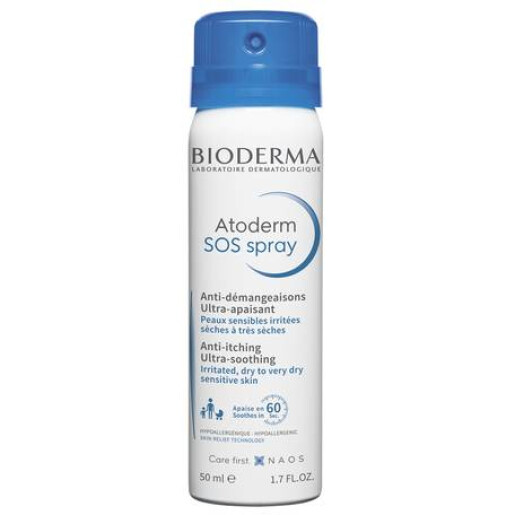 Atoderm SOS Spray anti-mancarime, 50ml, Bioderma 