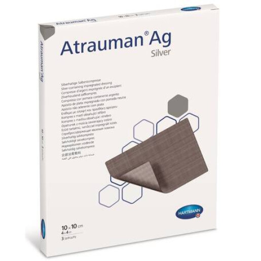 ATRAUMAN Ag 10 x 10 cm, 3 buc Hartmann
