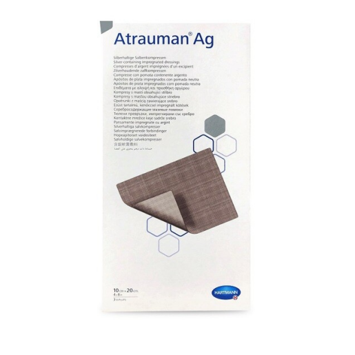 ATRAUMAN Ag 10 x 20 cm, 3 buc, Hartmann