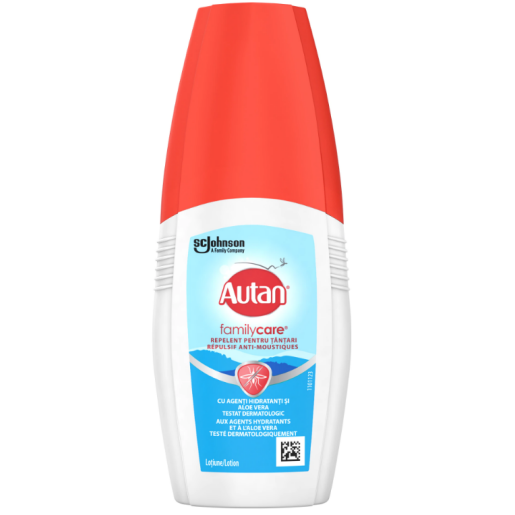Lotiune anti-intepaturi insecte Autan Family Care cu pulverizator 100 ml, Autan