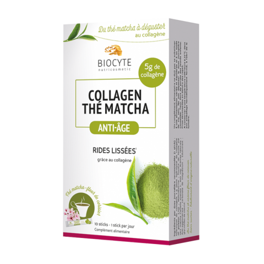 BIOCYTE COLLAGEN SI MATCHA 10 PLICURI