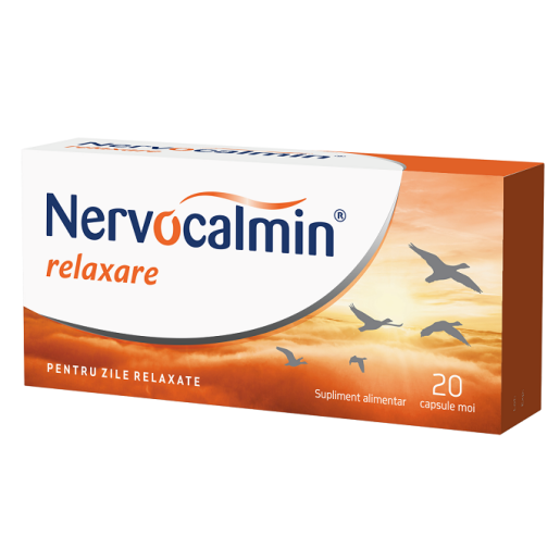 Nervocalmin Relaxare, 20 capsule moi, Biofarm