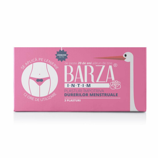 Plasturi Barza pentru dureri menstruale 3buc