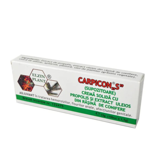 Carpicon S – Supozitoare, 10 g, Romdan