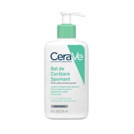CeraVe Gel de curatare spumant, piele normal-mixta 236ml