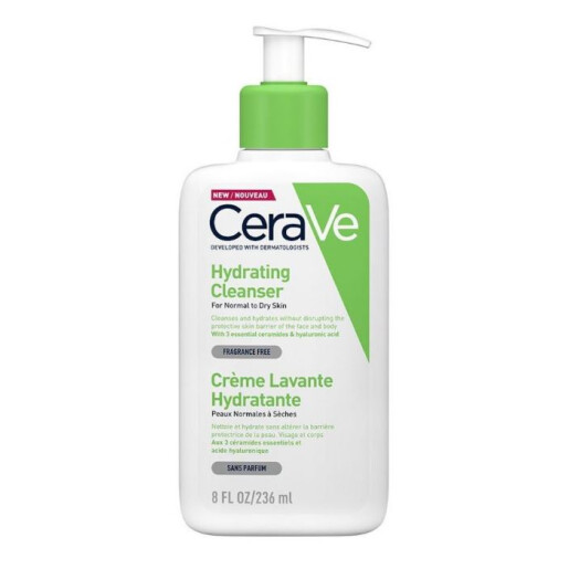 CeraVe  Gel de spalare hidratant, piele normal-uscata 236ml