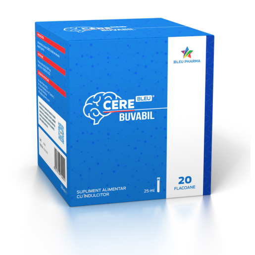CereBleu Buvabil, 20 flacoane x 25ml, Bleu Pharma