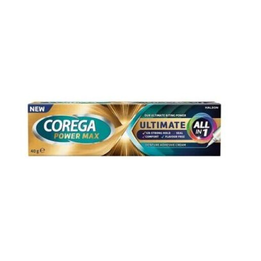 Crema adeziva pentru proteza dentara Power Max Ultimate All In One, 40g, Corega