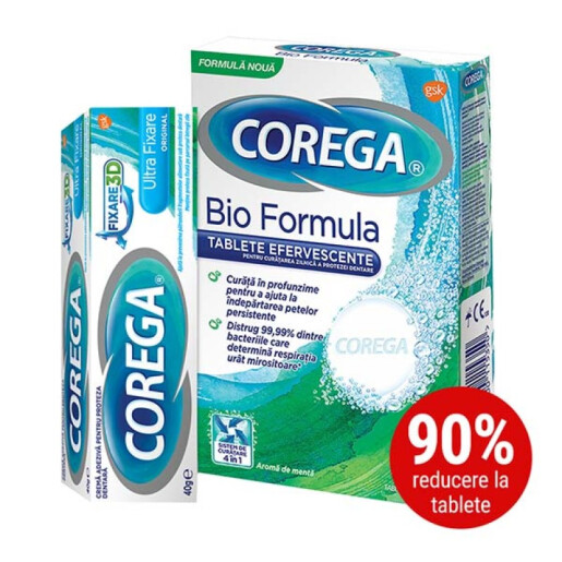 Corega ultra fixare original x 40 g + corega tabs x 30 tablete, GSK Consumer Healthcare
