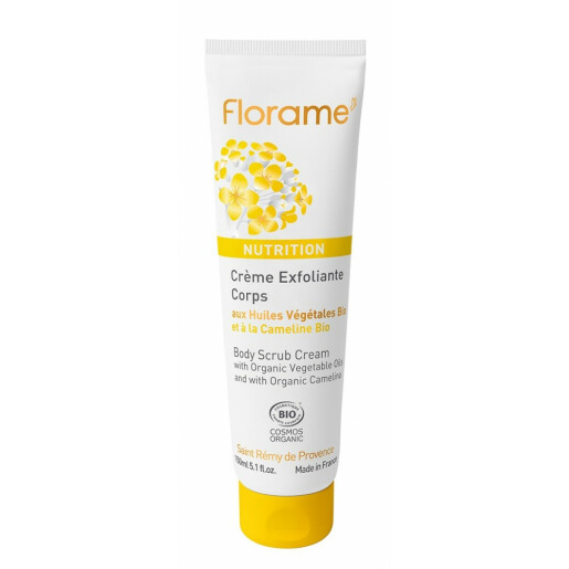 Crema exfolianta corp bio 150ml, FLORAME