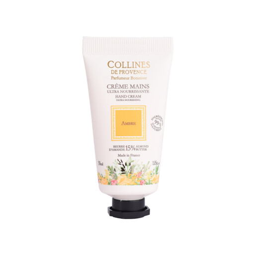 Crema maini Ambra 30ml, COLLINES DE PROVENCE