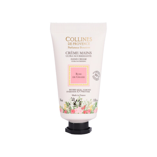 Crema maini Rose de Grasse 30ml, COLLINES DE PROVENCE