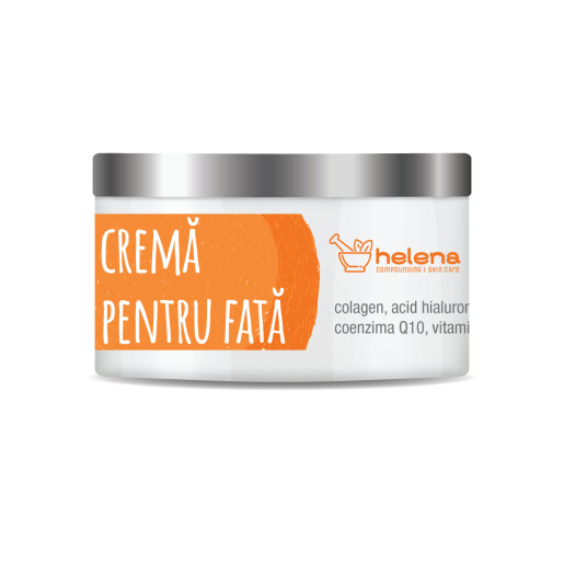 Crema pentru fata cu colagen, Co Q10 si Vitamina E, 30 g, Helena