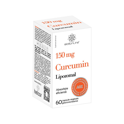 Curcumin Lipozomal – absorbtie avansata, efect rapid si de durata, Biosunline