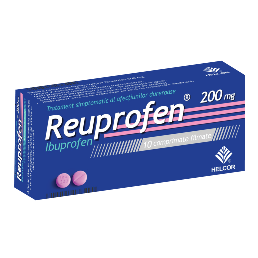 Reuprofen 200 mg, 10 comprimate, AC HELCOR