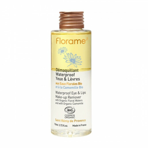 Demachiant ochi si buze waterproof BIO 110ml, FLORAME