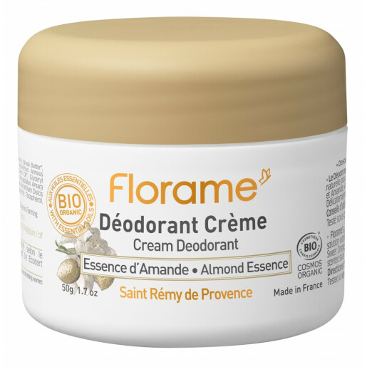 Deo crema BIO esenta de migdala 50g, FLORAME