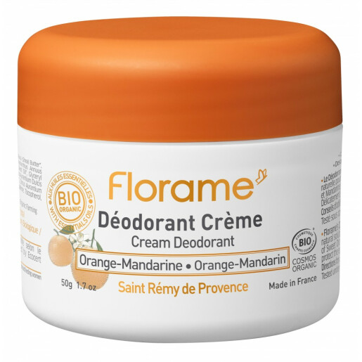 Deo crema BIO portocala-mandarina 50g, FLORAME