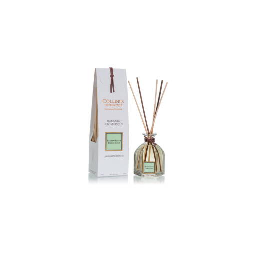 Difuzor buchet parfumat Bambus lotus 100ml, COLLINES DE PROVENCE