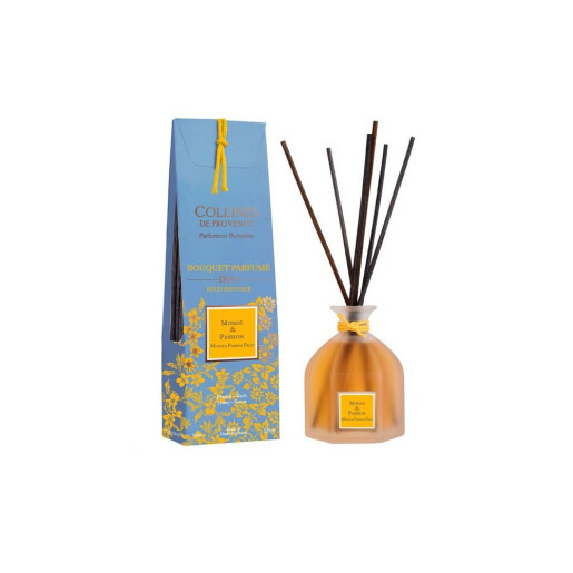 Difuzor buchet parfumat Monoi&Fructul pasiunii100ml, COLLINES DE PROVENCE