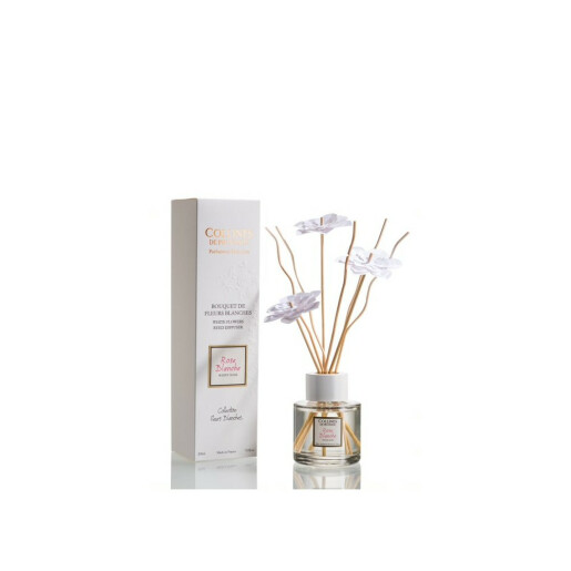 Difuzor buchet parfumat Trandafir alb 200ml, COLLINES DE PROVENCE