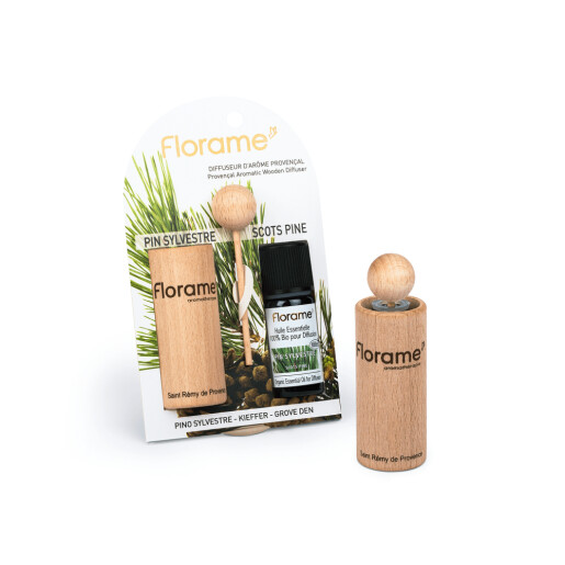Difuzor Provencal + Ulei esential pin BIO 10ml, FLORAME