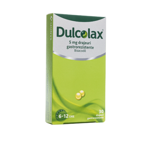 Dulcolax 5mg, 30 drajeuri, Sanofi