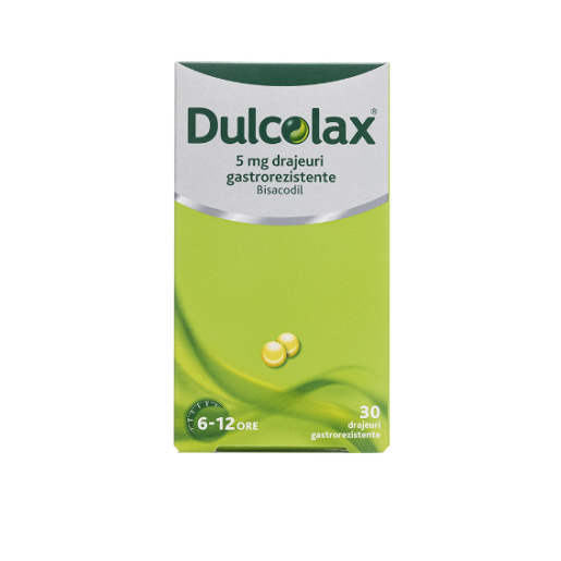Dulcolax 5mg, 30 drajeuri, Sanofi
