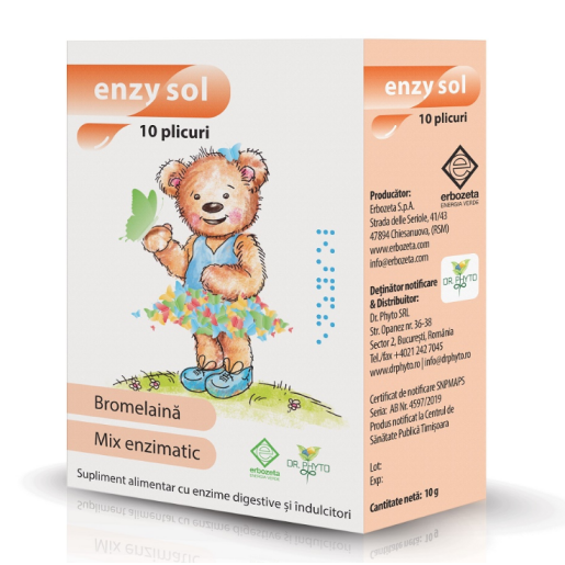 Enzysol, 10 plicuri, Dr. Phyto